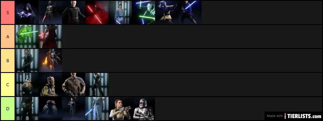 characters in battlefront 2 campaign