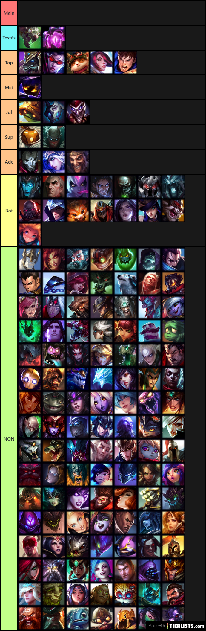 League of legends tier list - terapastor