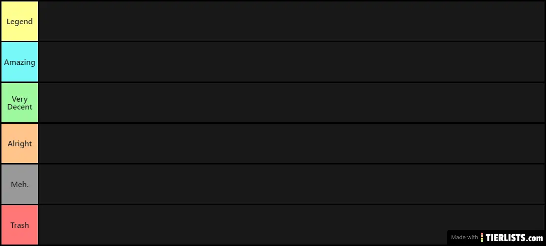 All Tier Lists Tierlists Com - calu roblox