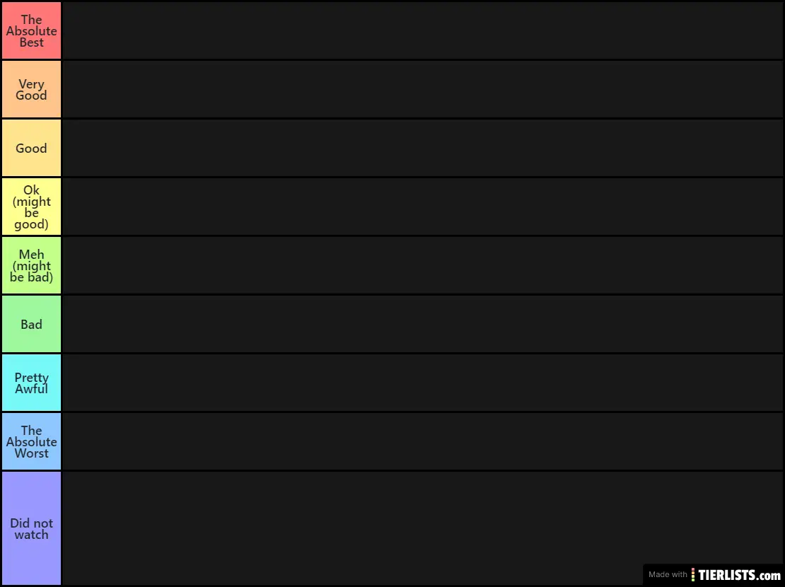 All Tier Lists Tierlists Com - roblox rainbow yt