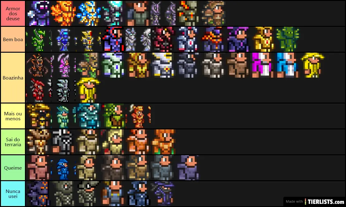 terraria armor tier list